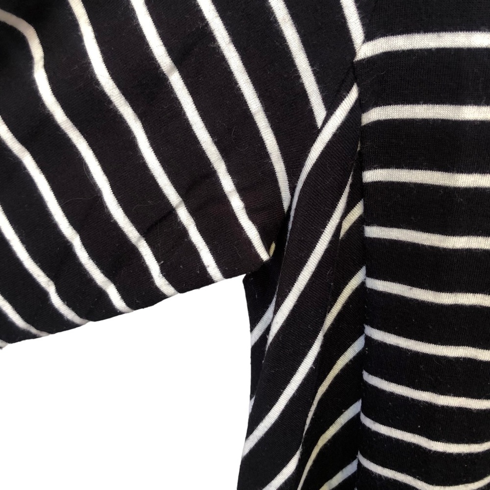 Stylus XL Long Sleeve Black Striped Dress size XL - Picture 7 of 13